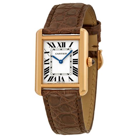 cartier watch strap|cartier watches with leather strap.